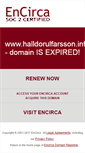 Mobile Screenshot of halldorulfarsson.info